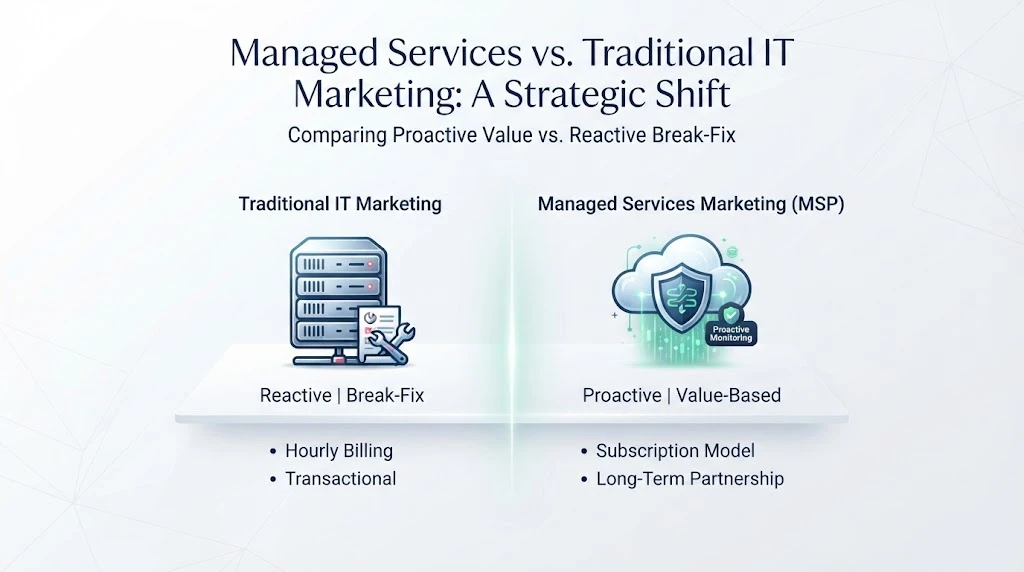Managed Services Marketing vs Traditional
